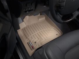 Акція на Килимки автомобільні передні WeatherTech 3D лайнери Toyota Land Cruiser 200 2008 - 2012 Бежеві від Rozetka