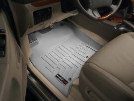 Акція на Комплект автокилимків передніх WeatherTech 3D лайнери Toyota Prado 120 (2003-2008) 2 шт Сірий від Rozetka
