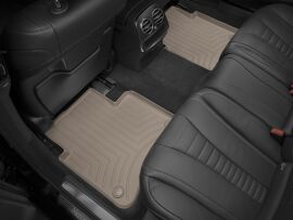 Акція на Комплект автокилимків на другий ряд WeatherTech 3D лайнери Mercedes-Benz S-Class (2014-2020) 2 шт Бежевий від Rozetka