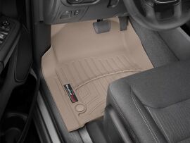 Акція на Комплект автокилимків передніх WeatherTech 3D лайнери Dodge Ram 1500 TRX (2019-...) 2 шт Бежевий від Rozetka
