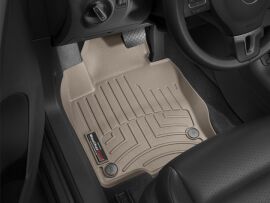 Акція на Комплект автокилимків передніх WeatherTech 3D лайнери Volkswagen Tiguan (2007-2017) 2 шт Бежевий від Rozetka