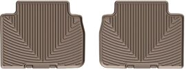 Акція на Комплект автокилимків на другий ряд WeatherTech всесезонні Toyota Camry (2020-...) 2 шт. Бежевий від Rozetka