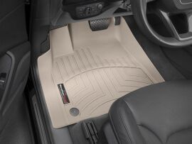 Акція на Комплект автокилимків передніх WeatherTech 3D лайнери Audi Q8 (2016-...) 2 шт Бежевий від Rozetka