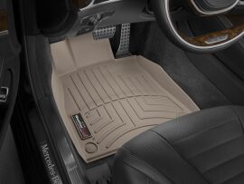 Акція на Комплект автокилимків передніх WeatherTech 3D лайнери Mercedes-Benz S-Class (2014-2020) 2 шт Бежевий від Rozetka