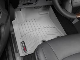 Акція на Килимки автомобільні передні WeatherTech 3D лайнери Lexus LX570 2013 - 2021 Сірі від Rozetka