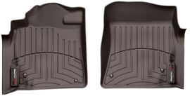 Акція на Килимки автомобільні передні WeatherTech 3D лайнери Lexus LX570 2008 - 2012 Какаові від Rozetka