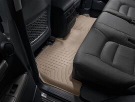 Акція на Килимок автомобільний другий ряд WeatherTech 3D лайнери Toyota Land Cruiser 200 2013 - 2021 Бежевий від Rozetka