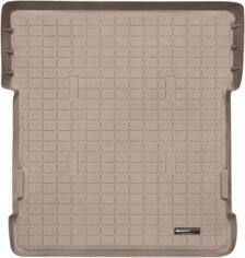 Акція на Килимок автомобільний в багажник WeatherTech 3D лайнери Toyota Land Cruiser 100 1998 - 2007 Бежевий від Rozetka