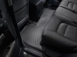 Акція на Килимок автомобільний другий ряд WeatherTech 3D лайнери Toyota Land Cruiser 200 2013 - 2021 Чорний від Rozetka