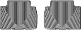 Акція на Комплект автокилимків на другий ряд WeatherTech всесезонні Toyota Camry (2020-...) 2 шт. Сірий від Rozetka