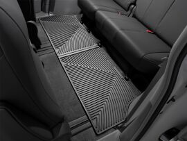 Акція на Комплект автокилимків третій ряд WeatherTech Всесезонні Toyota Sienna (2011-2012) 2 шт Чорний від Rozetka