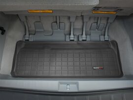 Акція на Автокилимок в багажник за 3м рядом WeatherTech 3D лайнери Toyota Sienna (2011-2020) Чорний від Rozetka