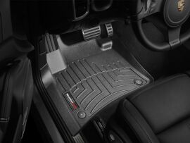 Акція на Комплект автокилимків передніх WeatherTech 3D лайнери Porsche Cayenne (2011-2018) 2 шт Чорний від Rozetka