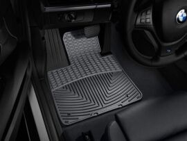 Акція на Комплект автокилимків передніх WeatherTech Всесезонні BMW X5 (2007-2013) 2 шт Чорний (W74a) від Rozetka
