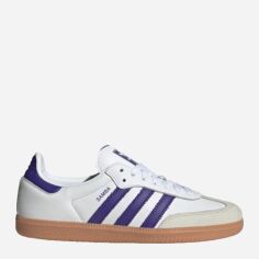 Акція на Жіночі кеди низькі adidas Originals Samba OG W IF6514 40.5 (7UK) Білий/Фіолетовий від Rozetka