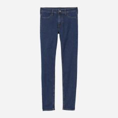 Акція на Джинси Skinny жіночі H&M 0399256_срібл. ґудзик_13 28 Сині від Rozetka