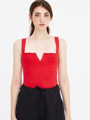 Акція на Топ жіночий Pull & Bear XAZ238356UNBQ XL Червоний від Rozetka