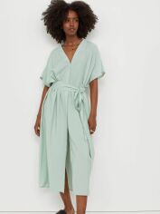 Акція на Сукня міді літня жіноча H&M XAZ333167BDYY XS М'ятна від Rozetka