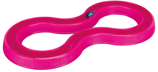 Акция на Змейка-восьмерка Trixie Ball Race со светящимся мячиком 65 x 31 см Розовая (4011905414133) от Rozetka UA