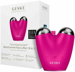 Акція на Микротоковый подтягиватель лица Geske MicroCurrent Face-Lifter 6 в 1 Magenta (GK000015MG01) від Stylus