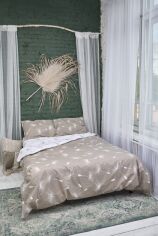 Акція на Комплект постільної білизни Drimota King Size 220x240 см Кульбаби Ranforse від Rozetka