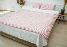 Акція на Комплект постільної білизни Drimota сімейний 2 x 145x215 см Premium Lily бавовна від Rozetka