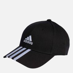 Акція на Кепка Adidas Bball 3S Cap Ct IB3242 OSFW 56 Чорна від Rozetka
