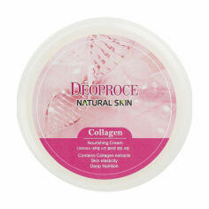 Акція на Живильний омолоджувальний крем для обличчя Deoproce Deoproce Natural Skin Collagen Nourishing Cream з колагеном та гіалуроновою кислотою, 100 г від Eva