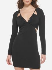 Акція на Сукня-футболка коротка літня жіноча Guess 300360194 S Чорна від Rozetka