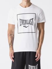 Акція на Футболка бавовняна довга чоловіча Everlast 37M291J86-1100 M Біла від Rozetka