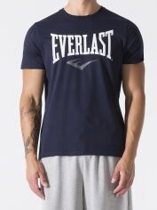 Акція на Футболка бавовняна довга чоловіча Everlast 37M290J86-4000 2XL Темно-синя з принтом від Rozetka