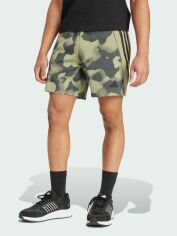 Акція на Шорти бавовняні короткі чоловічі Adidas M Fi 3S Sho Aop IW6082 2XL Різнокольорові від Rozetka