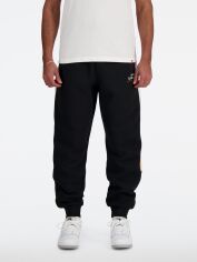 Акція на Спортивні штани утеплені чоловічі New Balance Classics Fleece MP43522BK 2XL Чорні від Rozetka