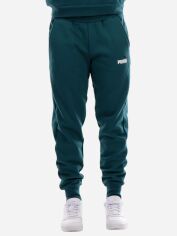 Акція на Спортивні штани чоловічі Puma Ess+ 2 Col Logo Pants 58676708 M Зелені від Rozetka