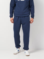 Акція на Спортивні штани утеплені чоловічі New Balance Sport Essentials Fleece MP41503NNY 2XL Сині від Rozetka