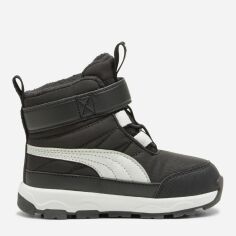 Акція на Дитячі зимові черевики для хлопчика Puma Evolve Boot Purtx 39265002 23 Puma Black-Ash Gray-Puma White від Rozetka