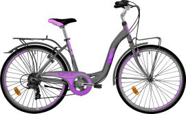 Акция на Велосипед VNC Riviera A3 26" M/16" Сірий (V4A3-2644-GP) от Rozetka