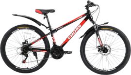 Акція на Велосипед Cross Focus 26" Рама 13" Black-Red (26CWS-005076) від Rozetka