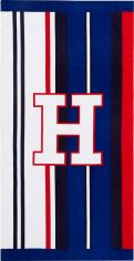 Акція на Рушник бавовняний Tommy Hilfiger пляжне 90x175 см Mixed Breton Beach Towel Синій від Rozetka