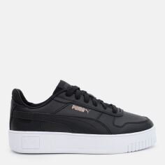 Акція на Жіночі кеди низькі Puma Carina Street 38939002 42 (8UK) 27 см Puma Black-Puma Black-Rose Gold-Puma White від Rozetka