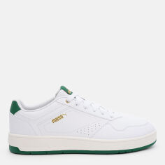 Акція на Чоловічі кеди низькі Puma Court Classic 39501803 40 (6.5UK) 25.5 см Puma White-Vine-Puma Gold від Rozetka