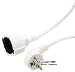 Акція на Кабель-удлинитель ExtraDigital Euro Power Cable, Euro Plug-Socket, 16 AWG, 10 м (KBP1656)+Органайзер для кабеля ExtraDigital Cable Clips 6 шт. Black (KBC1663) від Rozetka UA