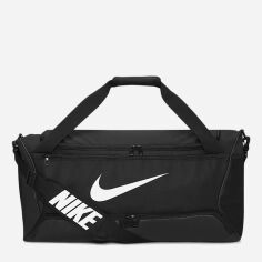 Акція на Спортивна сумка Nike Brasilia 9.5 DH7710-010 Чорна від Rozetka