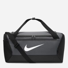 Акція на Спортивна сумка Nike Brasilia 9.5 DM3976-068 Сіра від Rozetka
