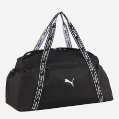 Акція на Спортивна сумка жіноча Puma At Ess Sports Bag 09078001 Чорна від Rozetka