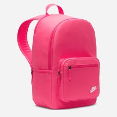 Акція на Рюкзак жіночий спортивний тканинний 21 л вміщує формат А4 Nike Heritage DB3300-629 Рожевий від Rozetka