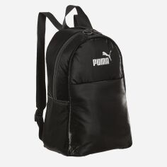 Акція на Рюкзак жіночий спортивний тканинний 10 л Puma Core Up Backpack 09064901 Чорний від Rozetka