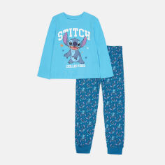 Акція на Дитяча піжама для хлопчика Disney Stitch DIS LIS 52 04 B886 122 см Синя від Rozetka