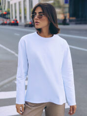 Акція на Лонгслів довгий жіночий Seventeen 2198.6068 2XL-3XL Білий від Rozetka