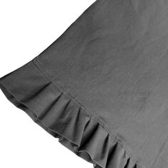 Акція на Раннер с рюшами Stonewash Dark Gray SoundSleep темно-серый 40х180 см від Podushka